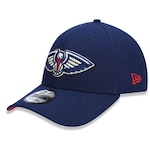 Boné Aba Curva New Era New Orleans Pelicans 940 Primary - Snapback - Adulto AZUL ESCURO