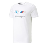 Camiseta Puma Bmw Mms Logo Tee - Masculina BRANCO