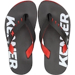 Chinelo Kenner Red Kids - Infantil PRETO/VERMELHO