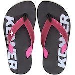 Chinelo Kenner Red Kids - Infantil ROSA/PRETO