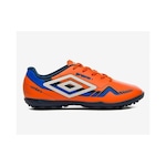 Chuteira Society Prisma + Umbro - Infantil LARANJA