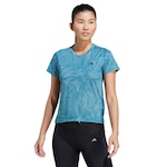 Camiseta adidas Estampada Run Icons 3 Bar - Feminina AZUL