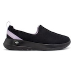 Tênis Skechers Slip On Go Walk Joy - Feminino Preto/Roxo Cla