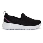 Tênis Skechers Slip On Go Walk Joy - Feminino PRETO/ROSA