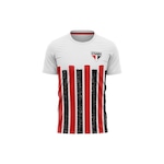 Camisa do São Paulo Braziline Bursary Tricolor - Infantil BRANCO