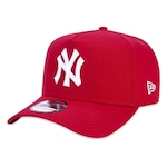 Boné Aba Curva New Era 940 A-Frame New York Yankees Core - Snapback - Masculino VERMELHO