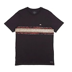 Camiseta Quiksilver Mesa Stripe - Masculina PRETO