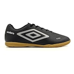 Chuteira Futsal Umbro Glaze - Adulto PRETO/PRATA