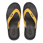 Chinelo Oakley Crowd - Masculino Preto/Amarelo Cla