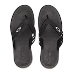 Chinelo Oakley Crowd - Masculino PRETO/BRANCO