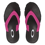 Chinelo Oakley Banks - Masculino PRETO/ROSA