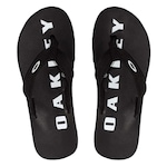 Chinelo Oakley Zeal - Masculino PRETO/VERMELHO