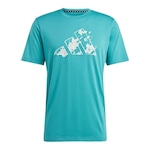 Camiseta adidas Logo adidas Graphic - Masculina VERDE