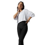 Blusa Cropped Honey Be Oversized Hnb Work - Feminina BRANCO