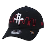 Boné Aba Curva New Era 920 Houston Rockets Tip-Off - Strapback - Adulto PRETO