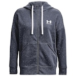 Jaqueta de Moletom com Capuz Under Armour Rival Fleece - Feminina AZUL