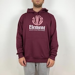 Blusão de Moletom com Capuz Element Vertical Colors - Masculino VINHO