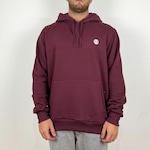 Blusão de Moletom com Capuz Element Logo Chest Hd - Masculino VINHO