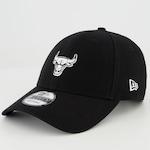 Boné Aba Curva New Era Nba Chicago Bulls Label 940 - Snapback - Adulto PRETO