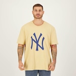 Camiseta New Era Mlb New York Yankees Essentials Duo - Masculina BEGE