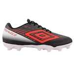 Chuteira de Campo Umbro Thunder - Infantil PRETO/LARANJA