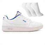 Tênis Fila Acd Classic + 3 Pares de Meias - Masculino BRANCO/AZUL