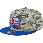 Boné Aba Reta New Era 9Fifty Salute To Service Buffalo Bills - Snapback - Adulto VERDE