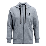 Blusão de Moletom com Capuz Under Armour Rival Fleece - Feminino CINZA