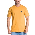 Camiseta Quiksilver Patch Round - Masculina AMARELO