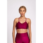 Top Fitness com Bojo Removível Vibs Fitwear Frente Única - Feminino ROSA