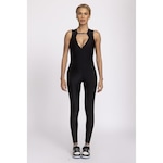 Macacão Fitness Vibs Fitwear Frente Única - Feminino PRETO