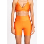 Shorts Vibs Fitwear Fitness Empina Bumbum - Feminino LARANJA