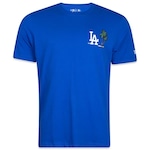 Camiseta New Era Mlb Los Angeles Dodgers Core - Masculina MARINHO/PETROLEO