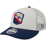 Boné Aba Curva New Era 9Fifty Low Profile Salute To Service New England Patriots - Snapback - Adulto Off White