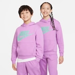 Blusão Nike Sportswear Club Fleece Infantil ROSA/ROXO