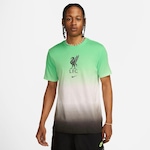 Camiseta Liverpool Crest 22 SS Nike - Masculina BRANCO/ROXO CLA