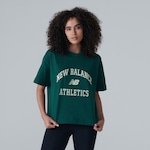 Camiseta New Balance Athletics Varsity - Feminina VERDE CLARO