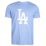 Camiseta New Era Big Logo Mlb Los Angeles Dodgers - Masculino AZUL CLARO