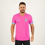 Camisa do Grêmio 2023 Outubro Umbro - Masculina ROSA