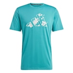 Camiseta adidas Essentials Seasonal - Masculina AZUL