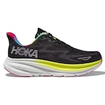 Tênis Hoka One One Clifton 9 - Masculino PRETO/AMARELO