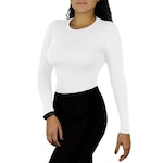 Camisa Térmica e Compressão Finta Manga Longa Uv 50 - Feminina BRANCO