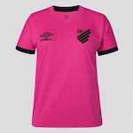 Camisa do Athletico Paranaense Outubro 2023 Umbro - Infantil ROSA