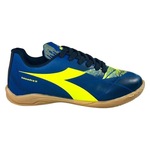 Chuteira Futsal Diadora Squadra II - Adulto AZUL ESCURO