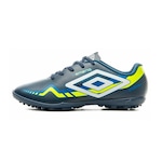 Chuteira Society Prisma + Umbro - Infantil AZUL ESC/BRANCO