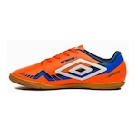 Chuteira Futsal Umbro Prisma - Adulto LARANJA/BRANCO