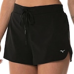 Shorts Mizuno Focus 22 - Feminino PRETO/PRATA