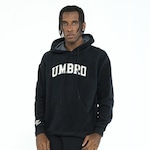 Blusão com Capuz Umbro College Concept - Masculino PRETO