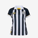 Camisa do Santos Oficial 2 2023 Atleta Umbro - Feminina PRETO