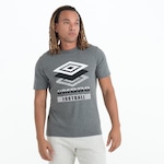 Camiseta Umbro Trio Diamond - Masculina CINZA ESCURO